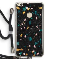 Terrazzo N°10: Huawei Ascend P8 Lite (2017) Transparant Hoesje met koord