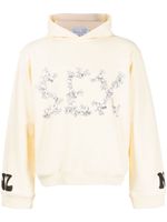 Natasha Zinko hoodie à imprimé graphique - Blanc