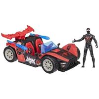 Miles Morales Remix Raceautofiguur, figuur en auto, vanaf 4 jaar, Marvel Spider-Man VenomVersus Epic World of Action
