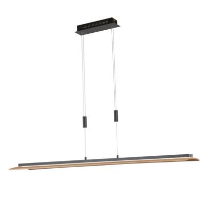 Fischer & Honsel HanglampShine-Wood zwart - 61077