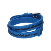 Armband Dames il mezzometro I LOVE YOU SILVER - BRACCIALE IN SILICONE/SILICONE BRACELET