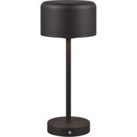 LED Tafellamp - Oplaadbaar 1.5W Warm Wit 3000K - Mat Zwart Metaal