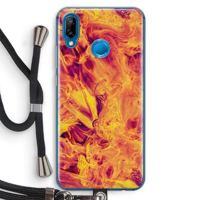 Eternal Fire: Huawei P20 Lite Transparant Hoesje met koord