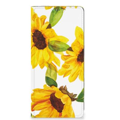 Smart Cover voor OPPO A98 5G Zonnebloemen Smart Cover voor OPPO A98 5G Zonnebloemen