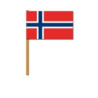 Luxe zwaaivlag Noorwegen - thumbnail