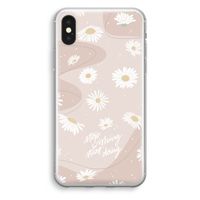 Daydreaming becomes reality: iPhone XS Transparant Hoesje