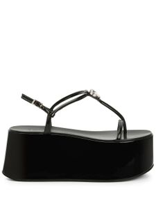 Giuseppe Zanotti sandales Barnak 80 mm à plateforme - Noir