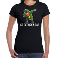 St. Patricks dab / St. Patricks day t-shirt / kostuum zwart dames