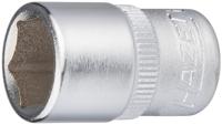 HAZET Dopsleutel 850-11 · 1/4 inch (6,3 mm) vierkant hol · Buiten-zeskant-tractieprofiel · SW 11 mm HAZET Dopsleutel 850-11 · 1/4 inch (6,3 mm) vierkant hol · Buiten-zeskant-tractieprofiel · SW 11 mm