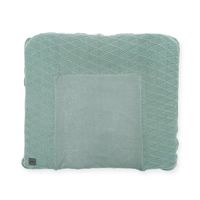 Jollein waskussenhoes 75 x 85 cm River Knit Ash Green Maat