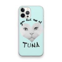 You had me at tuna: iPhone 12 Pro Max Transparant Hoesje