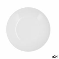 Diep bord Quid Select Basic Wit Plastic 23 cm (24 Stuks)