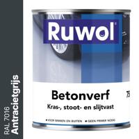 Ruwol Betonverf Antracietgrijs (RAL 7016) 750 ml