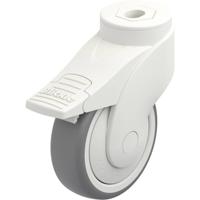 Blickle LWK-TPA 101KF-FI Zwenkwiel met rem Wieldiameter: 100 mm Draagvermogen (max.): 100 kg 1 stuk(s)