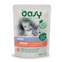 OASY Chunks in gravy Salmon - nat kattenvoer - 85g