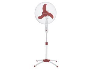 Beper VE.115H Oscillerende Statiefventilator met 3 snelheden Wit/Rood