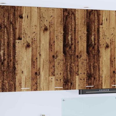 Hangkast Riga Sonoma Eik en Wit 50 x 31 x 100 cm Bewerkt hout