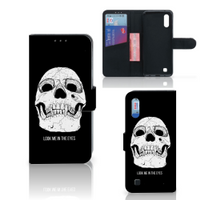 Telefoonhoesje met Naam Samsung Galaxy M10 Skull Eyes