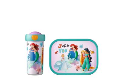 2-delige Mepal lunchset campus Disney princess lunchbox + schoolbeker