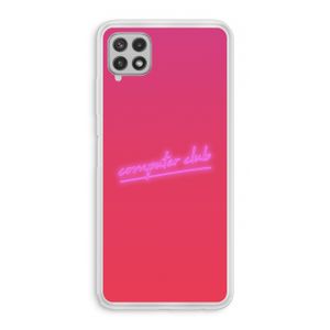 Vice Glow: Samsung Galaxy A22 4G Transparant Hoesje