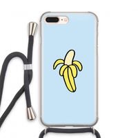 Banana: iPhone 8 Plus Transparant Hoesje met koord