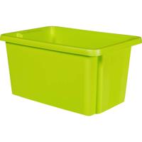 Curver 225410 Draaistapelhouder ESSENTIALS Drehstapelbox 45L, grün Stapelbaar Groen 1 stuk(s)