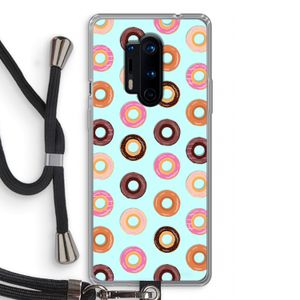 Donuts: OnePlus 8 Pro Transparant Hoesje met koord