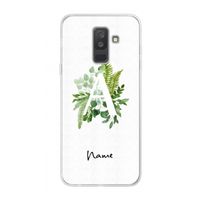 Green Brush: Samsung Galaxy A6 Plus (2018) Transparant Hoesje