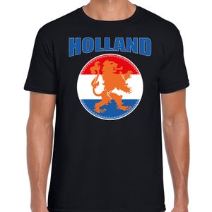 Zwart fan shirt / kleding Holland Holland met zwart leeuw EK/ WK voor heren 2XL  -