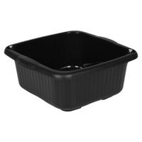 Urban Living Afwasteil - recycled kunststof - 10 Liter - D34 x H15 cm - zwart - teiltjes Urban Living Afwasteil - recycled kunststof - 10 Liter - D34 x H15 cm - zwart - teiltjes
