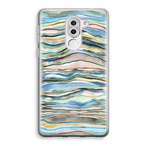 Watercolor Agate: Honor 6X Transparant Hoesje