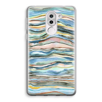 Watercolor Agate: Honor 6X Transparant Hoesje