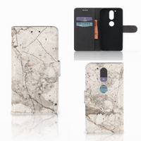 Motorola Moto G4 | G4 Plus Bookcase Marmer Beige - thumbnail