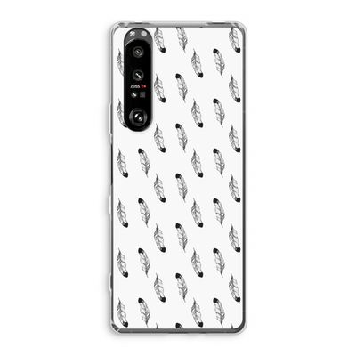 Pluimen: Sony Xperia 1 III Transparant Hoesje
