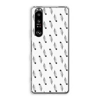 Pluimen: Sony Xperia 1 III Transparant Hoesje Pluimen: Sony Xperia 1 III Transparant Hoesje
