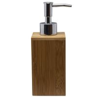 Zeeppomp/dispenser van bamboe 17 cm   -