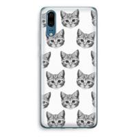 Kitten: Huawei P20 Transparant Hoesje - thumbnail