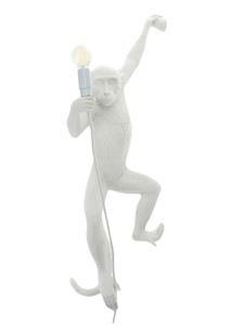 Seletti lampe Hanging Monkey - Blanc