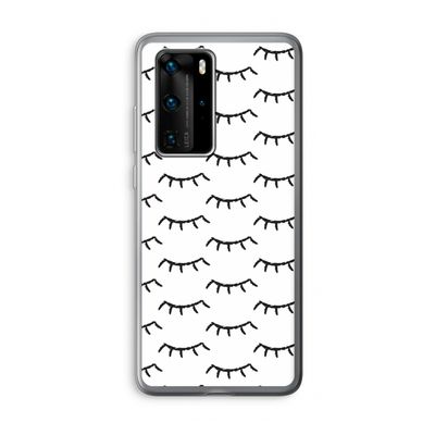 Wimpers: Huawei P40 Pro Transparant Hoesje