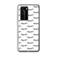 Wimpers: Huawei P40 Pro Transparant Hoesje