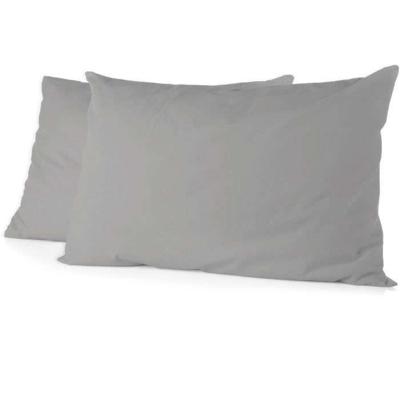 Set van 2 kussenslopen - HOME LINGE PASSION - 50 x 70 cm - Lichtgrijs