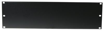OMNITRONIC Front Panel Z-19U-shaped, steel, black 3U
