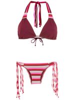 Amir Slama bikini à rayures - Rose - thumbnail