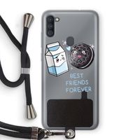 Best Friend Forever: Samsung Galaxy A11 Transparant Hoesje met koord