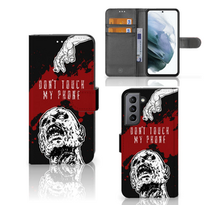 Samsung Galaxy S21 FE Portemonnee Hoesje Zombie Blood