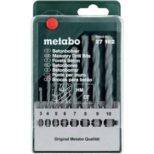 Metabo 627182000 Beton-spiraalboren set 8-delig 3 mm, 4 mm, 5 mm, 6 mm, 7 mm, 8 mm, 9 mm, 10 mm 8 stuk(s)