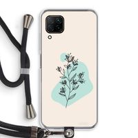 Violets are blue: Huawei P40 Lite Transparant Hoesje met koord