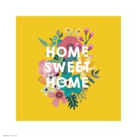 Kunstdruk Loreak Home Sweet Home 30x30cm