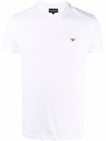 Emporio Armani t-shirt à patch logo - Blanc