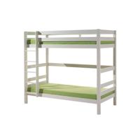 Leen Bakker - Vipack Stapelbed Pino - 209,4x105,4x182 Cm - Grenenhout - Wit - 209.4x105.4x182 Cm